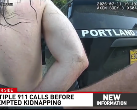 Naked man arrested